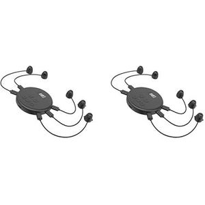 Tityvirnix 2 set Telefoon Auto Verstelbare Snelheid voor Live Uitzendingen Winkelen Gaming 5 Hoofd