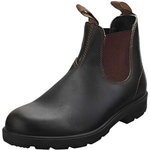 Heren en dames unisex korte laarzen set kleur neutrale retro laarzen, Zwart bruin, 40.5 EU