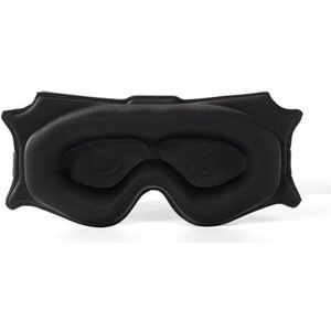 3D Voorgevormde Cup Blinddoek Help Slaap Comfort Drie Dimensiona Ontwerp Oogschaduw 99% Blockout voor Slaap, Yoga, Reizen (zwart)