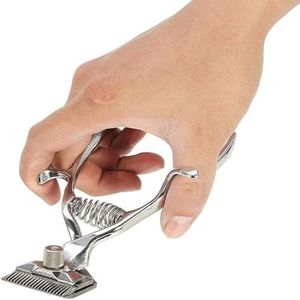 Biuzi Classic Clipper Barber Roestvrij Staal Trimmer Handmatige Haar Knipgereedschap Haartrimmer