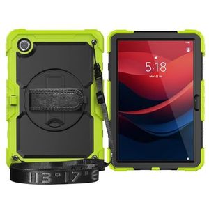 Tablet PC-hoes Compatibel met Lenovo Tab M11 TB-330FU/Lenovo Xiaoxin Pad 2024 TB-331FC Heavy Duty schokbestendige TPU-hoes, beschermhoes W schermbeschermer 380 draaibare standaard + handriem + schoude