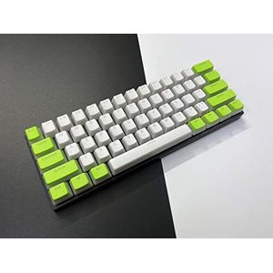 Topwang Pudding keycap 61 double shot PBT pudding keycap ANSI/ISO translucent OEM contour keycap backlight 60% / 87 TKL / 104/108 cherry MX switch mechanical keyboard