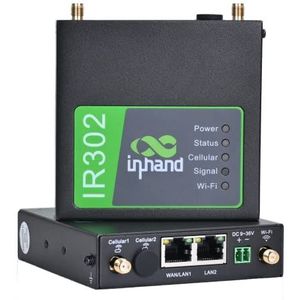 InHand Networks IR302 - IoT VPN-router - Dual Simkaart - Compact Formaat - 4G LTE Cat 4 - 150 Mbps - Externe Antenne - Wifi