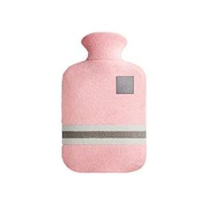 DieffematicRSD Warmwaterkruik 1L-2L Warm Water Zak Water Hot-water Zak for Warme Buik Handen en Voeten Houden op Handwarmer Warmwaterkruik Tas (Color : Pink, Size : 1L)