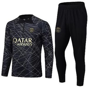 Voetbal Trainingspak 2022/23 Paris Voetbal Sportkleding Met Lange Mouwen Voor Heren Ademend Sporttraining Fitness Hardlooppak Trainingspak Joggingpak Halve Rits Sportpakken