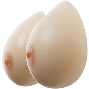 Een Paar Siliconen Borstprothesen Voor Travestieten Mastectomie Prothese Beha Pads Inserts Waterdrop Vorm Nep Borsten,A_nude,10XL`3600g/pair