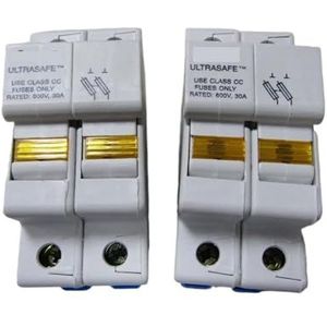 Ultra-veilige zekeringhouder 30 Amp 600 VAC USCC2I 2 stuks