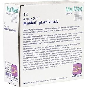 MaiMed plast Classic stijve wondsnelverband in 3 maten, maten: 4 cm x 5 m