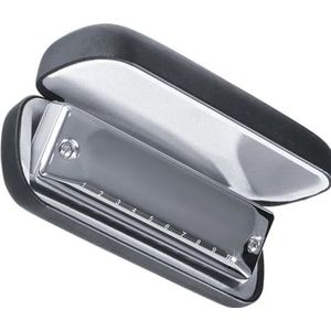 mondharmonica Diatonische Harmonica 10 Gat Harp Aluminium Houten Kam Mondharmonica Sleutel C Rvs Cover Fosforbrons Rieten (Color : Alu Comb St KeyGb)