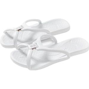 Sandalen, Opvouwbare pantoffels for dames - Lichtgewicht reissandalen Slippers voor dames(White,40 EU)