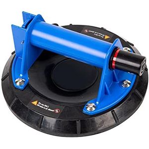 KATSU 8 inch vacuümzuignap glazen heffer, 200 kg laadvermogen, dubbellaagse, zware industriële tegelzuignap met handvat voor glazen heffen en graniet en raam vervangen