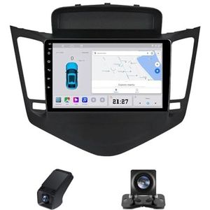 Android 13 Autoradio geldt voor Chevrolet Cruze J300 2008-2014 9 inch Touchscreen Autoradio met Wireless Carplay Android Auto Navi GPS Bluetooth/WiFi+Telecamera Achterkant(NF-1)