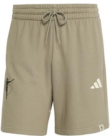 Adidas - Jude Bellingham - Korte Broek - Zwart - 100% Katoen, Normale Pasvorm, Elastische Taille