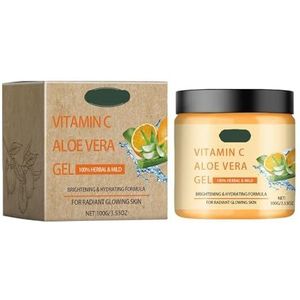 Vitamine C Aloë Vera Gel - Hydraterende For De Huid, Verzorging Na Het Zonnen, Reiniging Van Poriën En Milde Exfoliatie(3PCs)