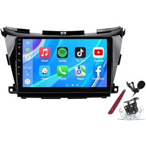 Android 14 Autoradio Sat Navi voor N-issan Murano (2014-2020) 9 Inch Touchscreen Multimedia Speler met Draadloze Carplay GPS Navigatie FM RDS Bluetooth 5G-WiFi SWC DSP,M700s