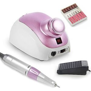 Nagelvijl elektrisch, Elektrische nagelboormachine, 35000 RPM professionele manicuremachine, frees for manicure-pedicure, accessoires nagelgereedschap