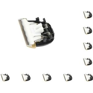 10 Set Clippers Blade Blades voor Efficiënt en Betrouwbaar Haar Knippen Duurzame Keramiek en Titanium Scherpe Bladen Slijtvaste Stijl 1