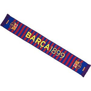 FC Barcelona sjaal, officiële collectie, maat 140 cm, marineblauw, 140 cm
