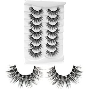Wimpers Mink Valse Wimpers Natuurlijke Wispy Wimpers Zachte Faux Mink Wimpers Dramatische Wimpers Pluizige Valse Wimpers 16MM A04