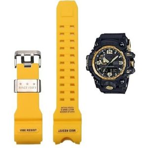 Camouflage Hars Band Geschikt Fit for Casio G-SHOCK GWG-1000 Mudmaster heren Vervanging Band Achteraf Horloge Accessoires (Color : GWG-yellow-S, Size : GWG1000)