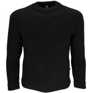 Blauer Peter - Schipperstrui met ronde hals - scheerwol - 9 kleuren, Kleur:Zwart, Grootte:44