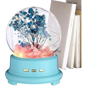 wqibq Crystal Ball Draadloze luidspreker, draagbare draadloze luidspreker, Forever Flower nachtlampje met draadloze luidspreker, Light Up Ball Light Show draadloze luidspreker, Eternal Rose