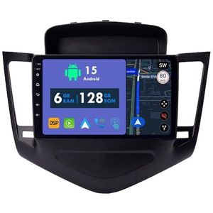 RoverOne Autoradio GPS voor Chevrolet Cruze 2008-2012 Carplay Android Auto Stereo Hoofdeenheid Bluetooth WiFi Radio Speler Sat Navigatie
