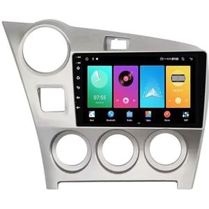 Android 14.0 2 Din Autoradio 9"" Touchscreen Auto Stereo voor Toyota Matrix 2 2008-2014-[Ingebouwd CarPlay/Android auto/DSP/GPS]-Support MIC/Stuurbediening/Bluetooth 5.0(P2 WIFI 4-Core 1G+32G)