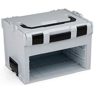 Bosch Sortimo LS-BOXX 306 Gereedschapskoffer, kunststof leeg, gereedschapskoffer Bosch Professional, ideale gereedschapskist, grijs