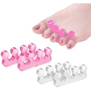 ZaxSota Toe Spacers Toe Separators gebruiken voor het scheiden van teennagels of nagels en verlichten orthopedische Bunion Symptomen Geschenken voor meisjes.