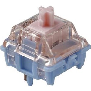 SXFSFEF SMD RGB DIY mechanisch toetsenbord 5-pins clicky dual-rail klik pre-lubed 60g melodische schakelaars (kleur: 10 stuks)