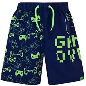 Harry Bear Jongens Zwembroek Gamen Blauw 122