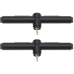 OTOTEC 2 stks T-vormige Antennes Medium Wave Antenne MW Antenne Radio Antenne Ontvanger met 3.5mm Connector Compatibel met HRD-C919 Zwart