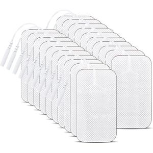 20 stuks elektrodenpads, 5 x 9 cm, zelfklevende elektroden, Tens-apparaat, herbruikbaar, pijntherapie voor tens, acupunctuur, digita, therapie, machines, massageapparaat, verlichting van spieren,