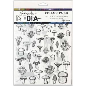 Dina Wakley Media Collage Tissue Papier 20st - Het Bos