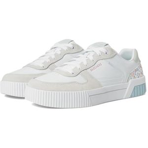 Skechers Jade-Dainty Florals Basketbal voor dames, wit, Mulit, 40 EU, Veelkleurig (Wit Mulit, 40 EU