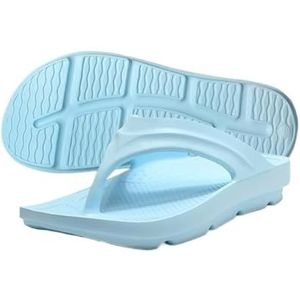 Sandalen, Comfortabele unisex sandalen for binnen- en buitengebruik in de zomer Slippers voor dames(Lightblue,47 EU)