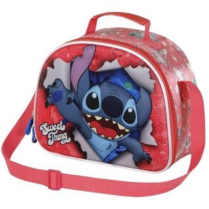 Lilo and Stitch Thing-3D lunchtas, roze, 25,5 x 20 cm, roze, Eén maat, 3D Lunch Tas Ding