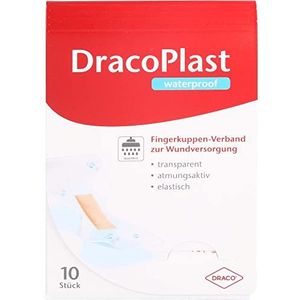 DracoPlast Waterproof Fingerkuppenverband, 10 st. Pleister