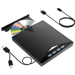 Externe DVD CD RW - Draagbare DVD-brander - USB 3.0 - 7-in-1 Multifunctionele Drive