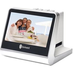 22MP Filmscanner - Monochroom - Voor 135 Film - Ingebouwd 16 GB Geheugen - 5 inch LCD-scherm