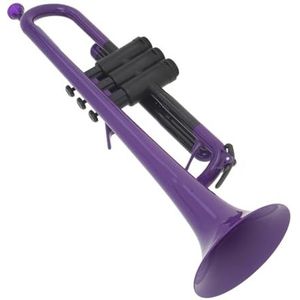 Trompet Paars professioneel spelend plastic koperen instrument B platte trompet beginnerstest