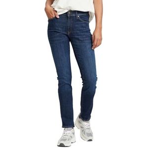 Cross Anya Jeans voor dames, slim fit, blauw, donkerblauw, W27-W36 stretch, donkerblauw 237, 28W / 32L