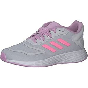 adidas Duramo 10 K Lage sneakers voor kinderen, uniseks, Dash Grey Beam Pink Bliss Lilac, 37.50 EU