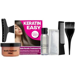 Keratin Easy - Keratine Behandeling - Voor Thuis - Salonkwaliteit - Bevat Alles Wat Je Nodig Hebt