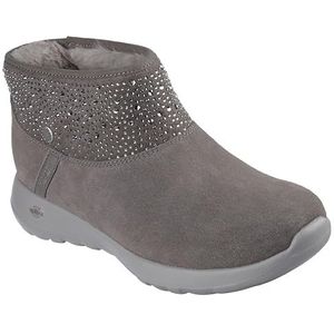 Skechers On-The-go Joy-So Glam Martha Stewart Hands Free Slip-ins enkellaarsjes, Dark Taupe, 37,5 EU, Dark Taupe, 37.5 EU