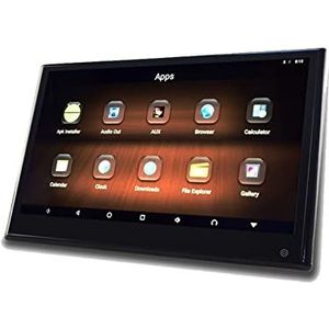 Draagbare dvd-speler voor videospelers op hoofdsteunen in auto's 12,5-inch IPS auto-hoofdsteunmonitor HDMI 2G + 32 GB achterbankentertainment met HD-roterend scherm (Color : 2 pcs, Size : 1)