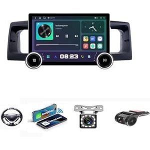 Android 13 10.33 Inch Scherm 2 Din Car Stereo Voor Toyota Corolla 2006-2012 Android Auto Autoradio Met BT 5.0 DTS GPS Navigatie FM AM Ondersteuning Back-up Camera Carplay(YD10S 2G+32G)