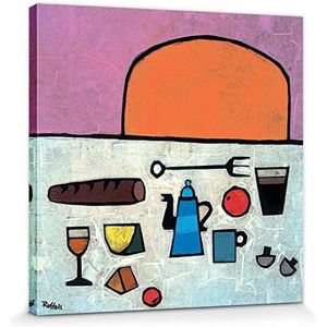 1art1 Culinaire Kunst Poster Kunstdruk Op Canvas Twelve Things, Colin Ruffell Muurschildering Print XXL Op Brancard | Afbeelding Affiche 30x30 cm