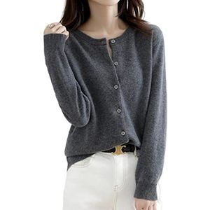 MOGSA Vest Truien Vrouwen Vesten Trui O-hals Lente Herfst Gebreide Kasjmier Vesten Single Breasted Womens Truien